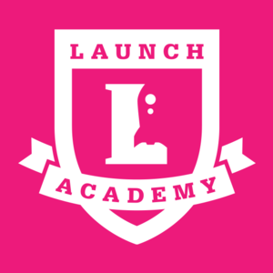 White pink logo